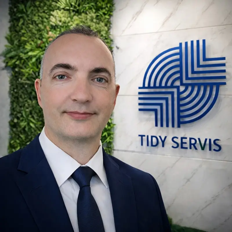 Daniel Fedák - konateľ Tidy Servis, profesionálne upratovacie služby
